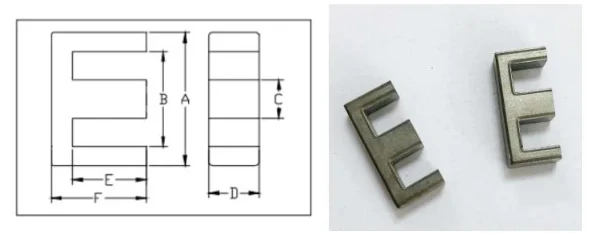 High Quality Nanocrystalline Alloy E Type Iron Core High Quality Nanocrystalline Alloy E Type Iron Core